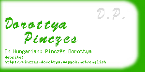 dorottya pinczes business card